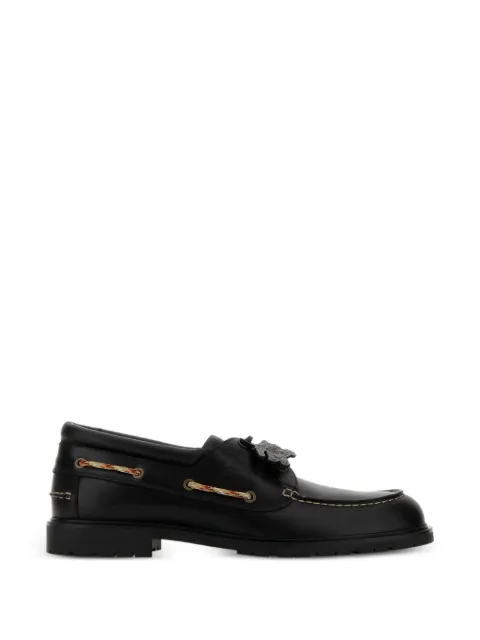 Burberry skip-lacing boat shoes