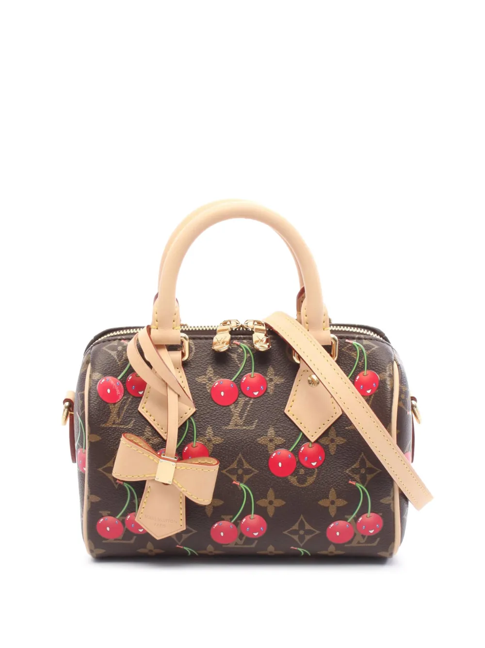 Louis Vuitton Pre-Owned 2021-2025 x Takashi Murakami Speedy Bandouliere 20 satchel - Marrone