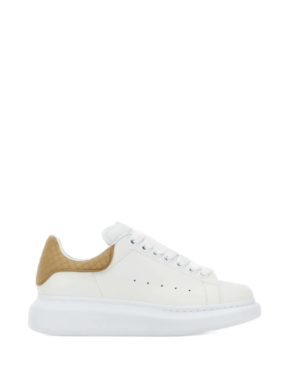Alexander McQueen leather sneakers - Bianco