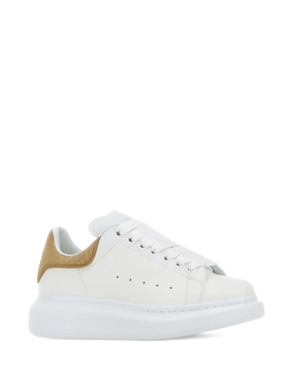 Alexander McQueen leather sneakers Wit
