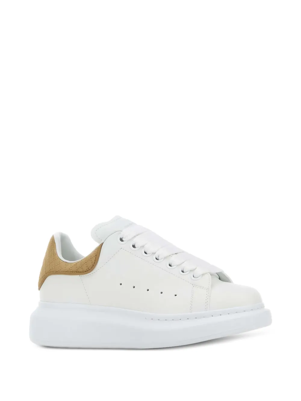 Alexander McQueen Leren sneakers Wit