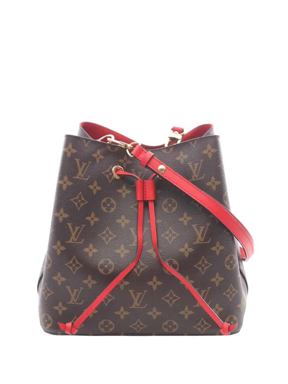 Louis Vuitton Pre-Owned 2019 Monogram Neonoe MM bucket bag - Marrone