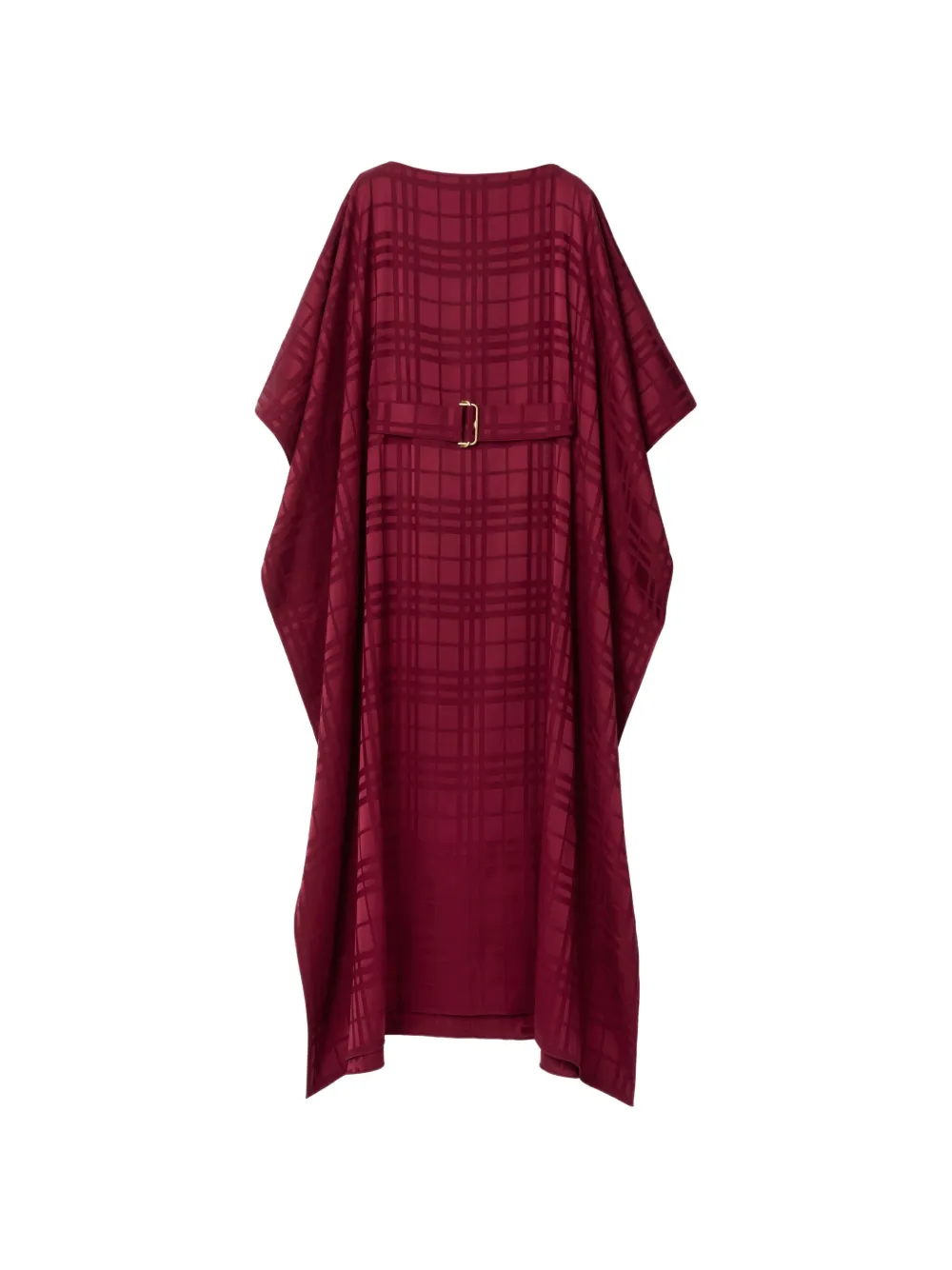Burberry check buckle silk maxi dress - Rosso