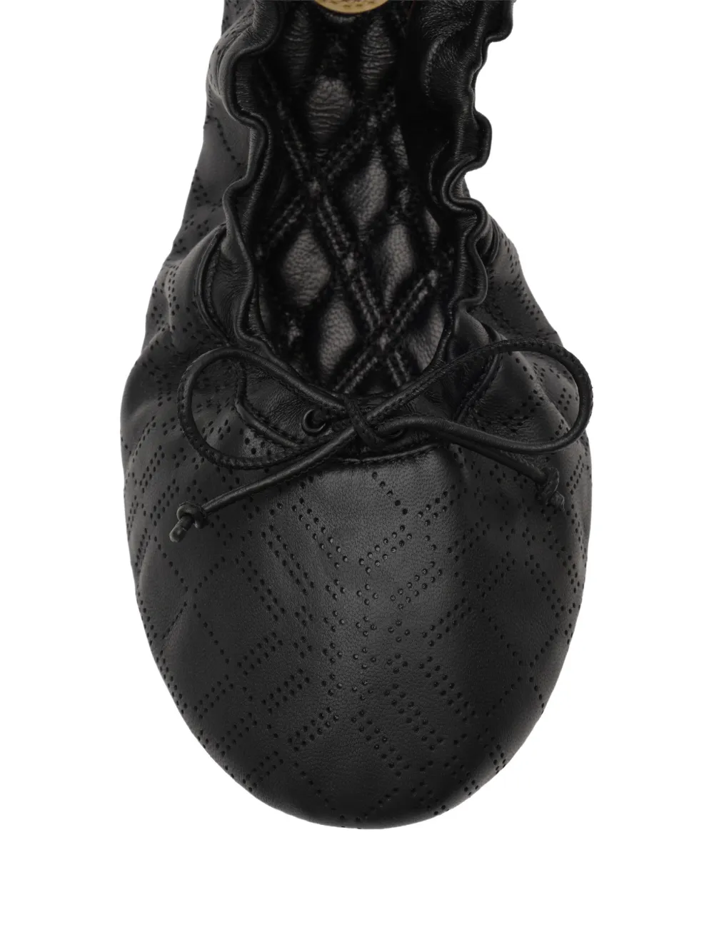 Burberry Ballerina's met geperforeerde details Zwart