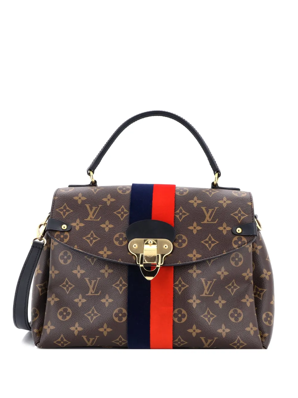 Louis Vuitton Pre-Owned Georges Handbag Monogram Canvas MM satchel - Marrone