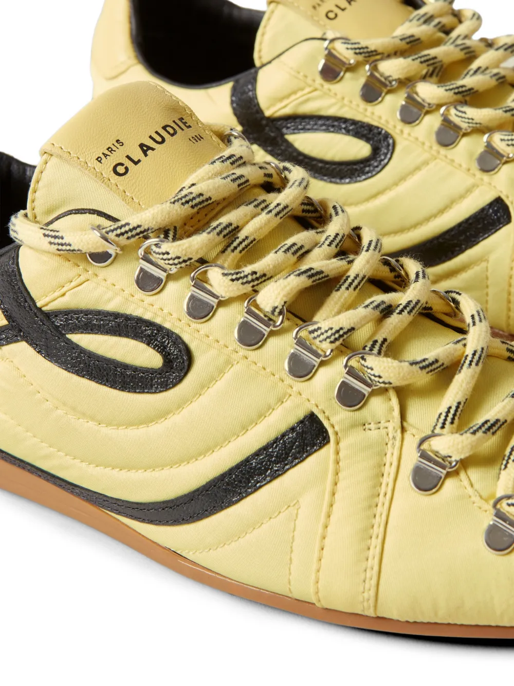 Claudie Pierlot Swing sneakers met applicatie Geel