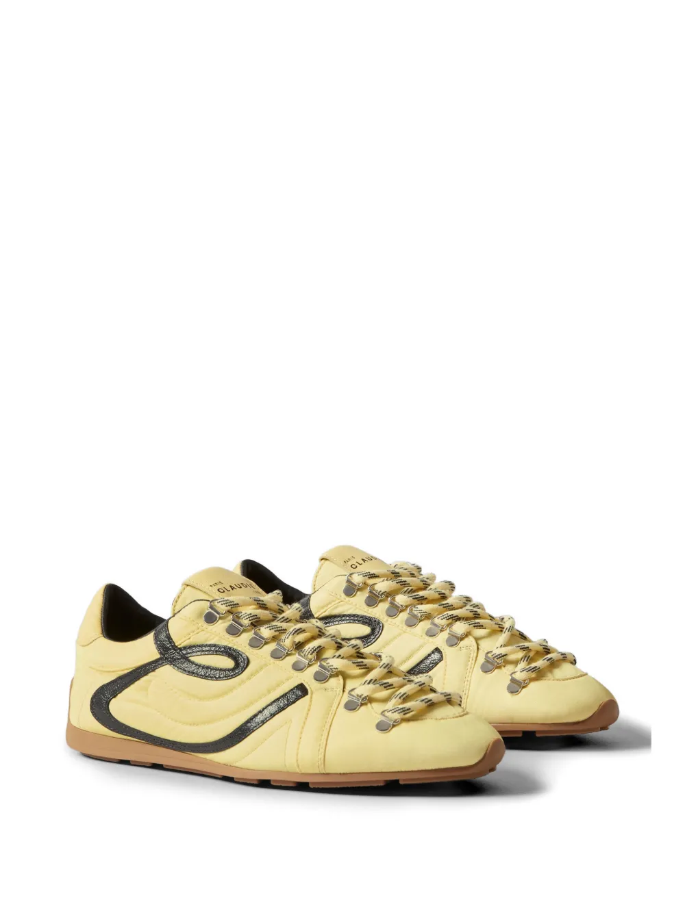 Claudie Pierlot Swing sneakers met applicatie Geel