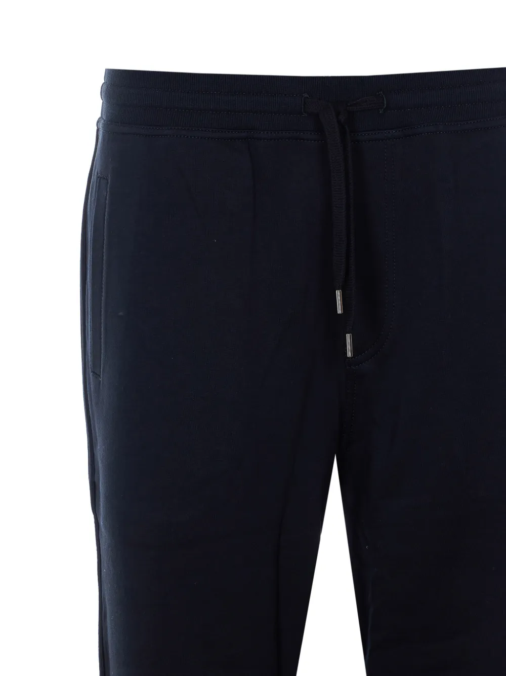 Brunello Cucinelli Katoenen trainingsbroek met elastische tailleband Blauw