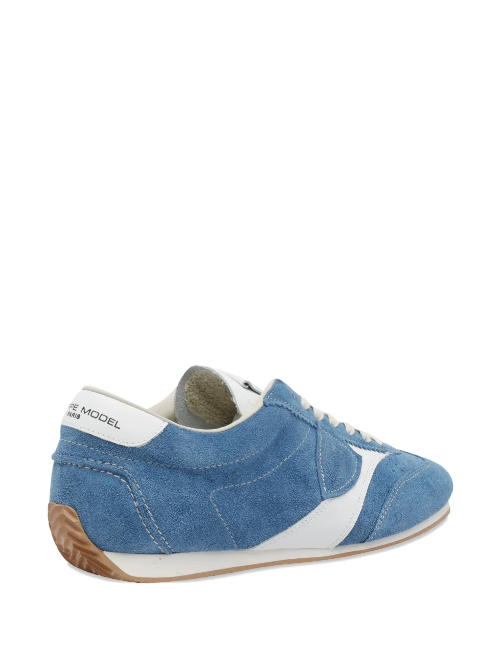 Philippe Model Paris Suède sneakers Blauw