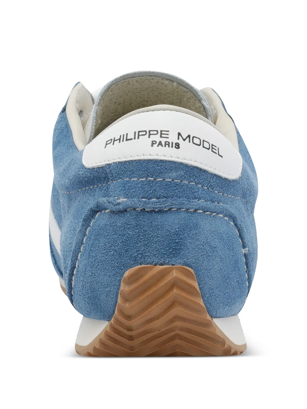 Philippe Model Paris Suède sneakers Blauw