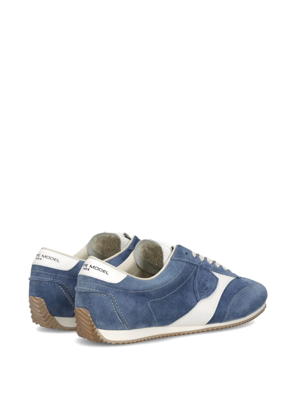 Philippe Model Paris Suède sneakers Blauw