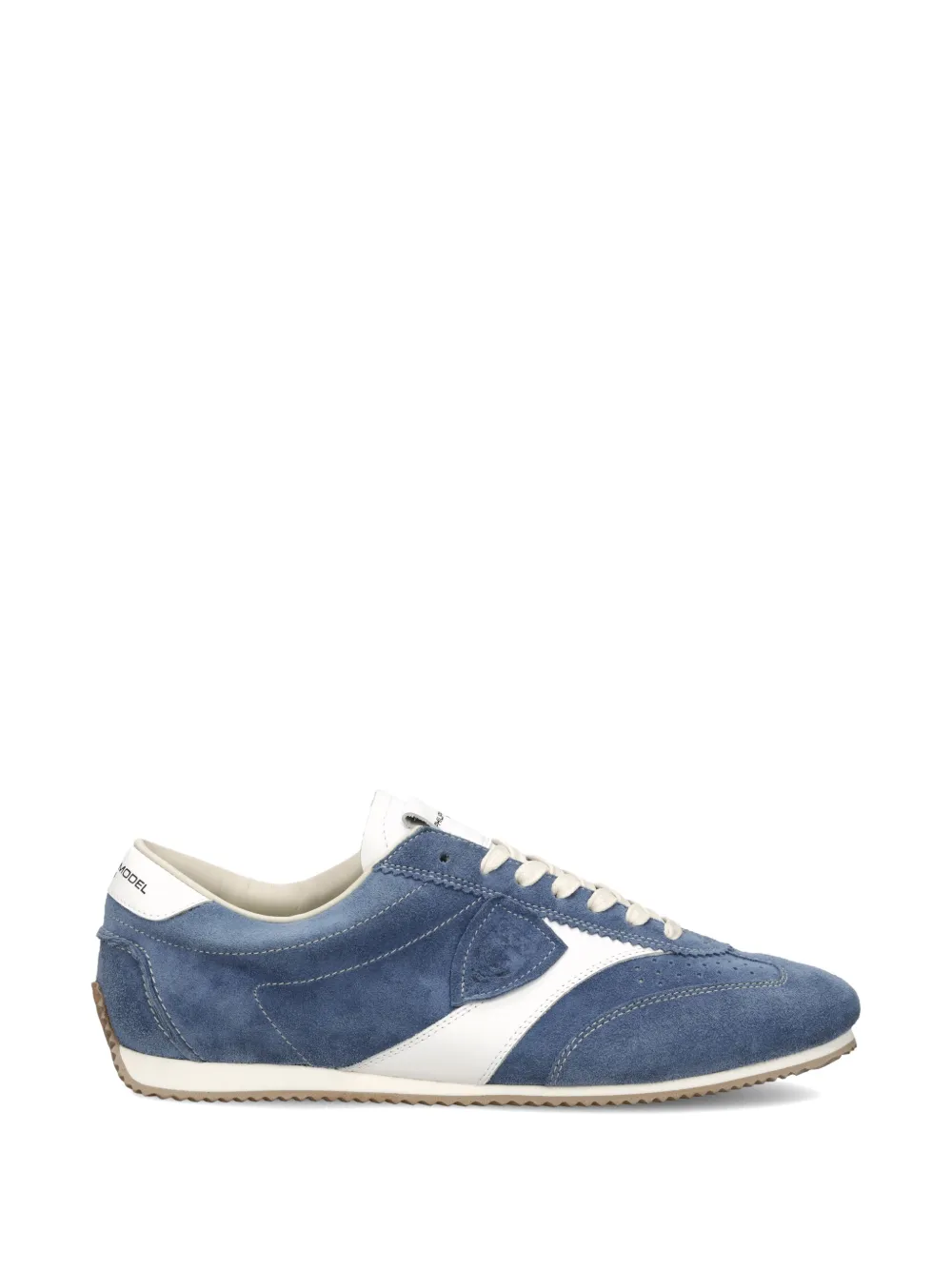 Philippe Model Paris Suède sneakers Blauw