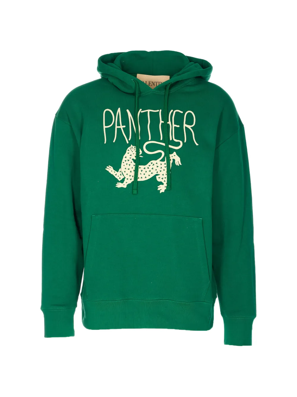 Valentino Garavani logo print hooded sweater - Verde