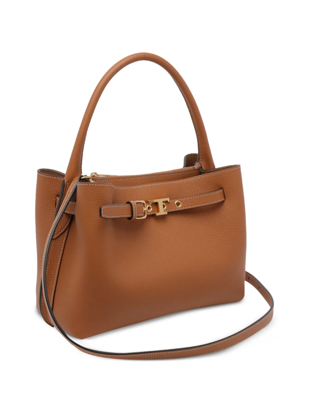 Tod's Kleine leren shopper Bruin