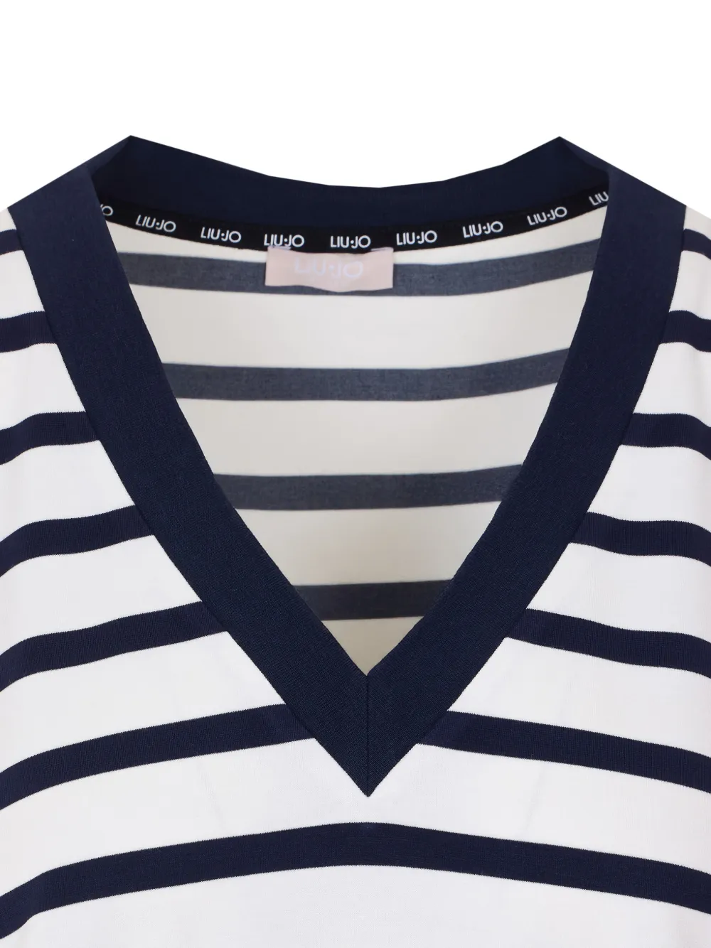 Striped V-Neck T-Shirt