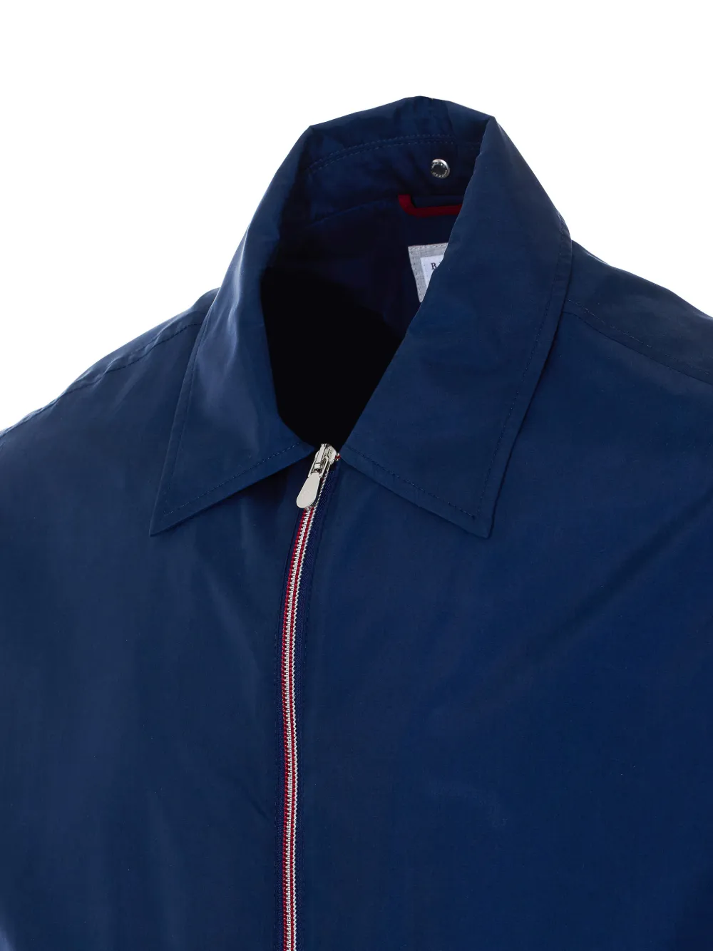  Brunello Cucinelli Zip Button Silk Jacket - Blue 