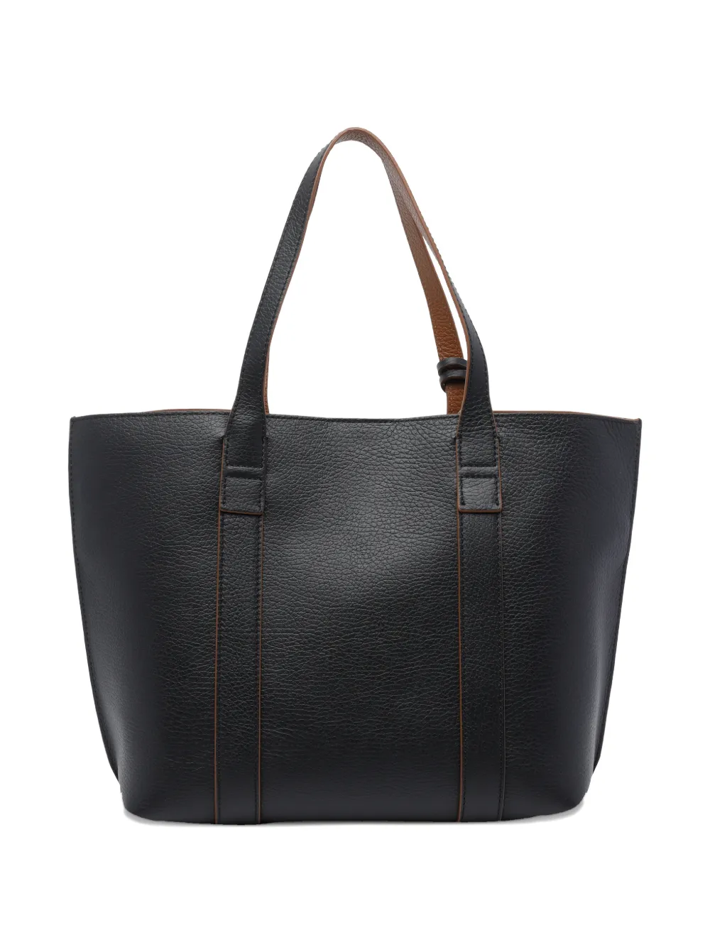 Hogan small Address leather tote bag - Zwart