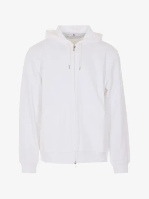 Brunello Cucinelli hoodie con cierre