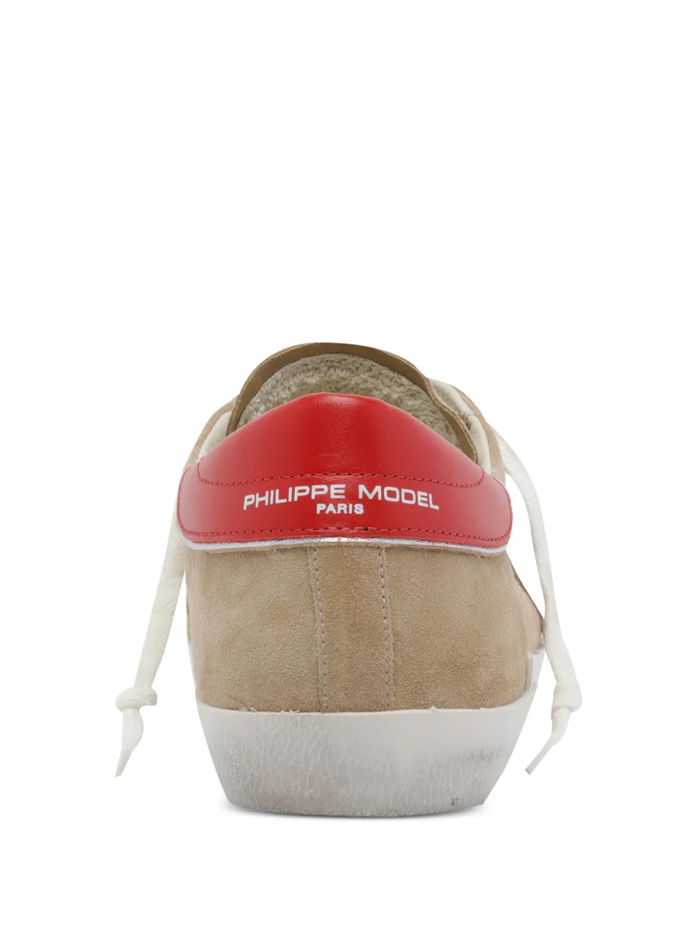 Philippe Model Paris Prsx suède sneakers met logo Beige