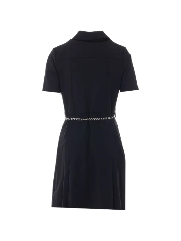 Michael Michael Kors Button Chain Mini Dress | Black | FARFETCH Michael Michael Kors Button Chain Mini Dress | Black | FARFETCH