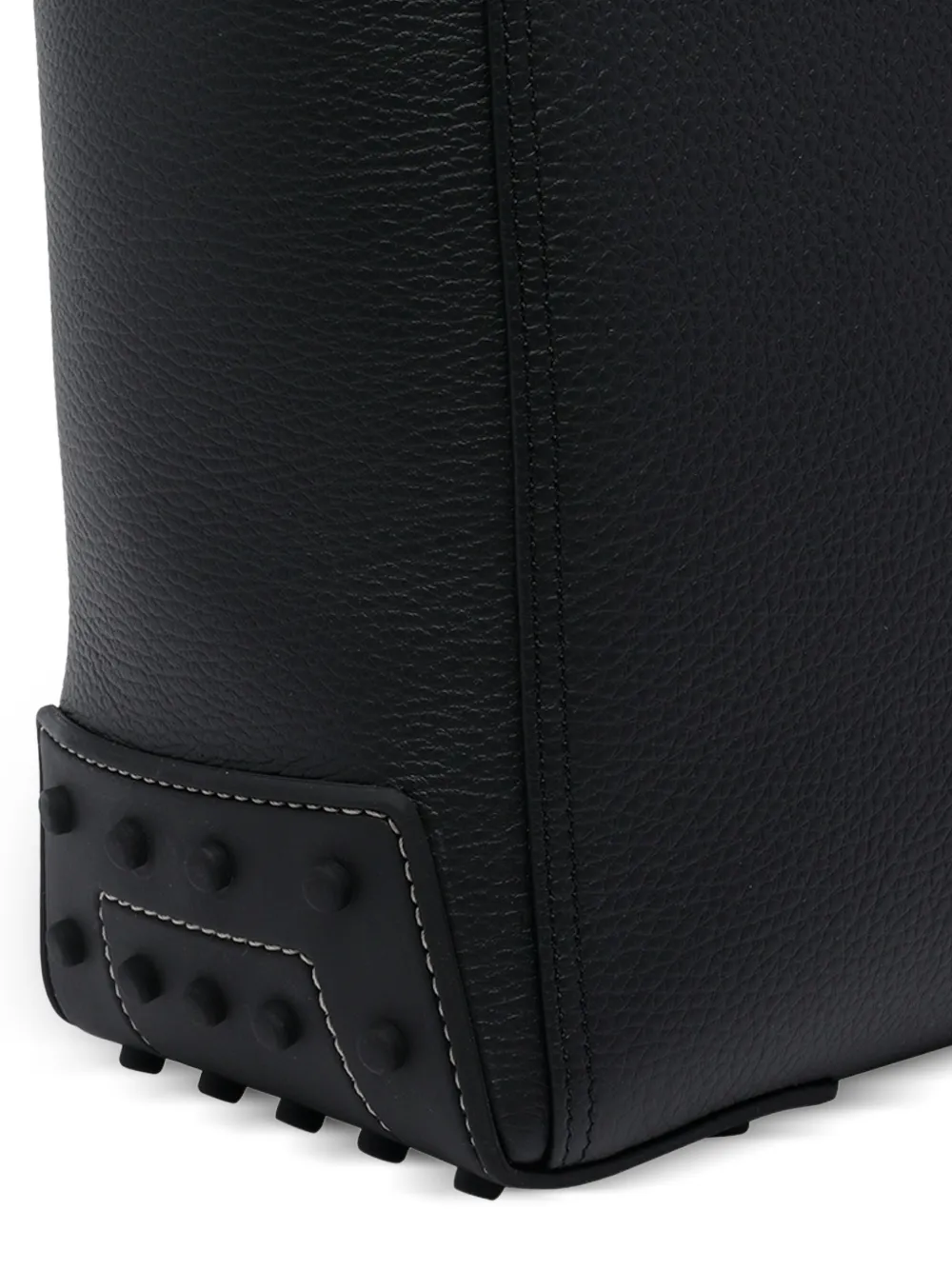 Tod's Leren schoudertas Zwart