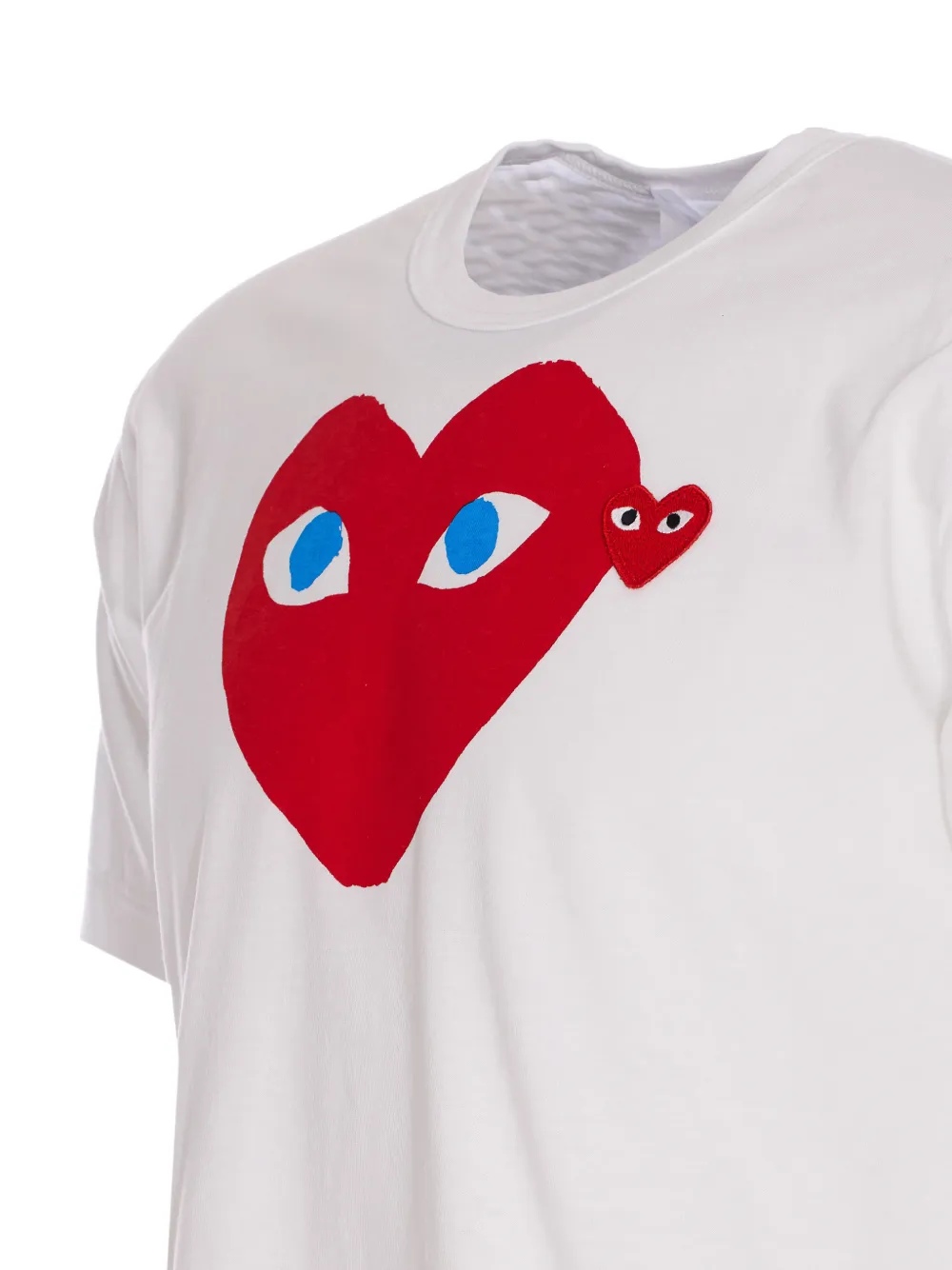 Comme Des Gar&ccedil;ons Play heart-logo T-shirt - Wit