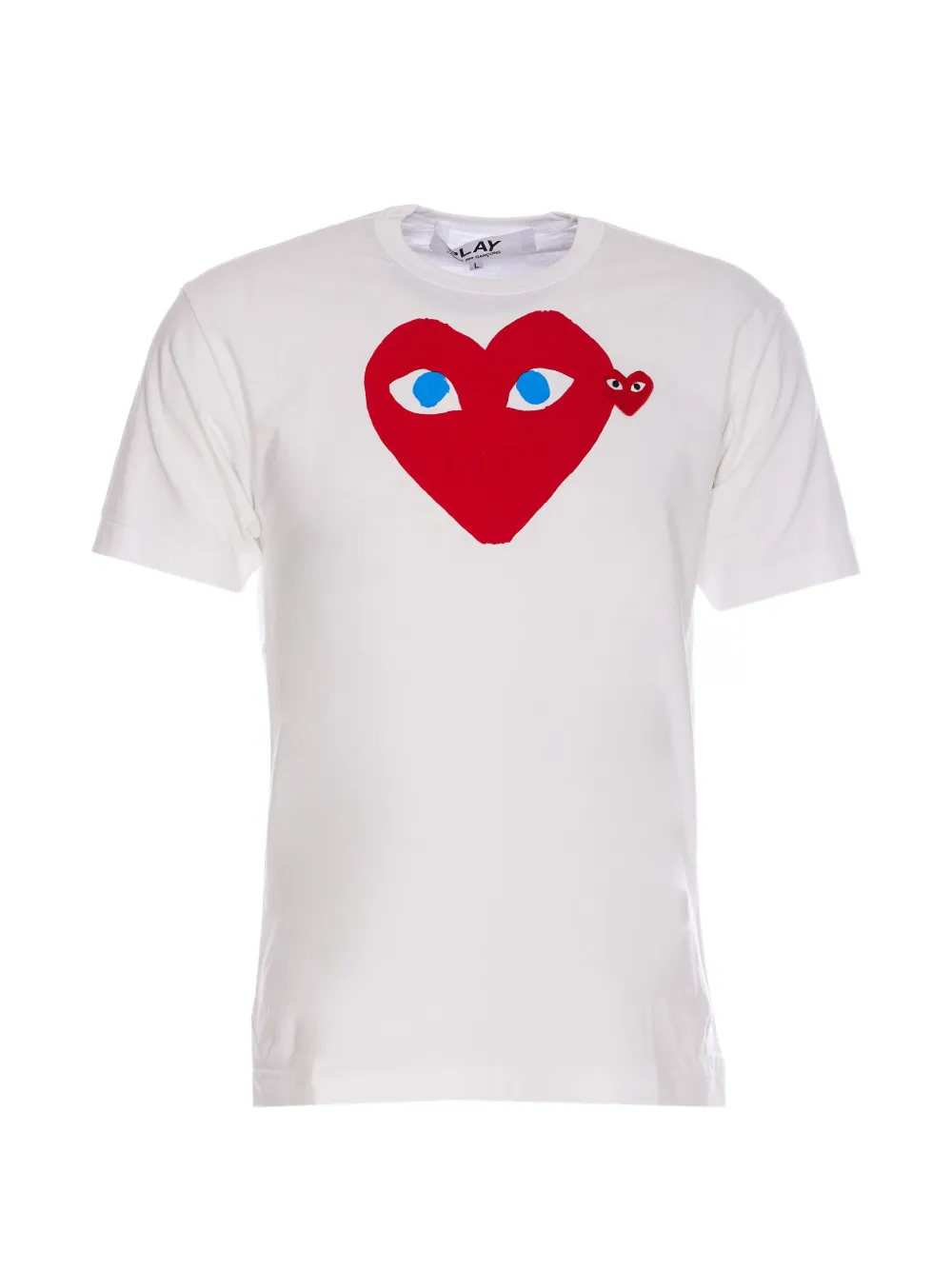 Comme Des Garçons Play heart-logo T-shirt - Bianco