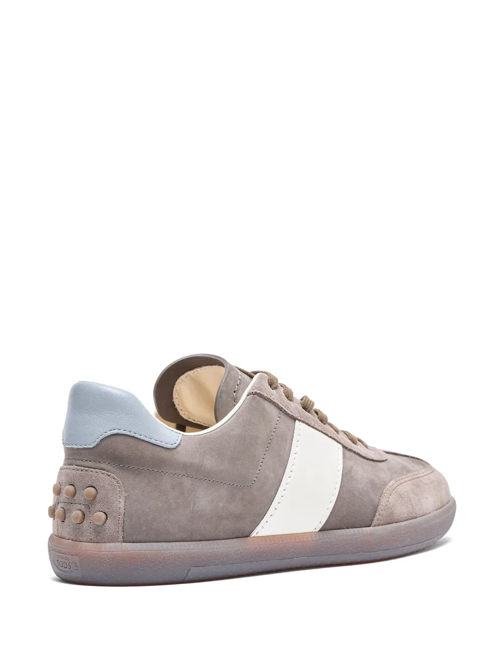 Tod's Tabs suède sneaker Grijs