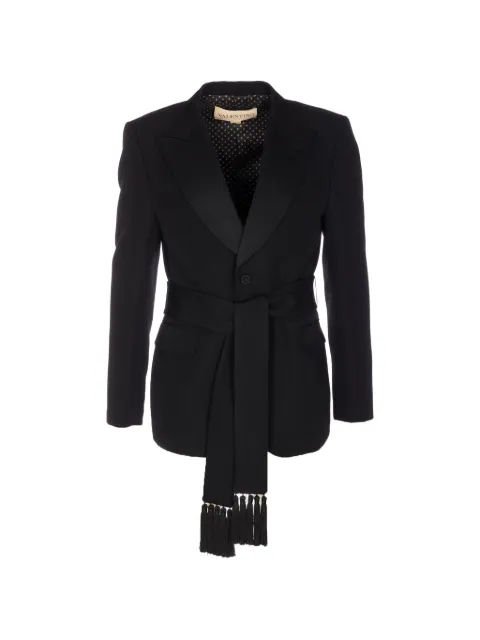 Valentino Garavani V-neck fringed jacket