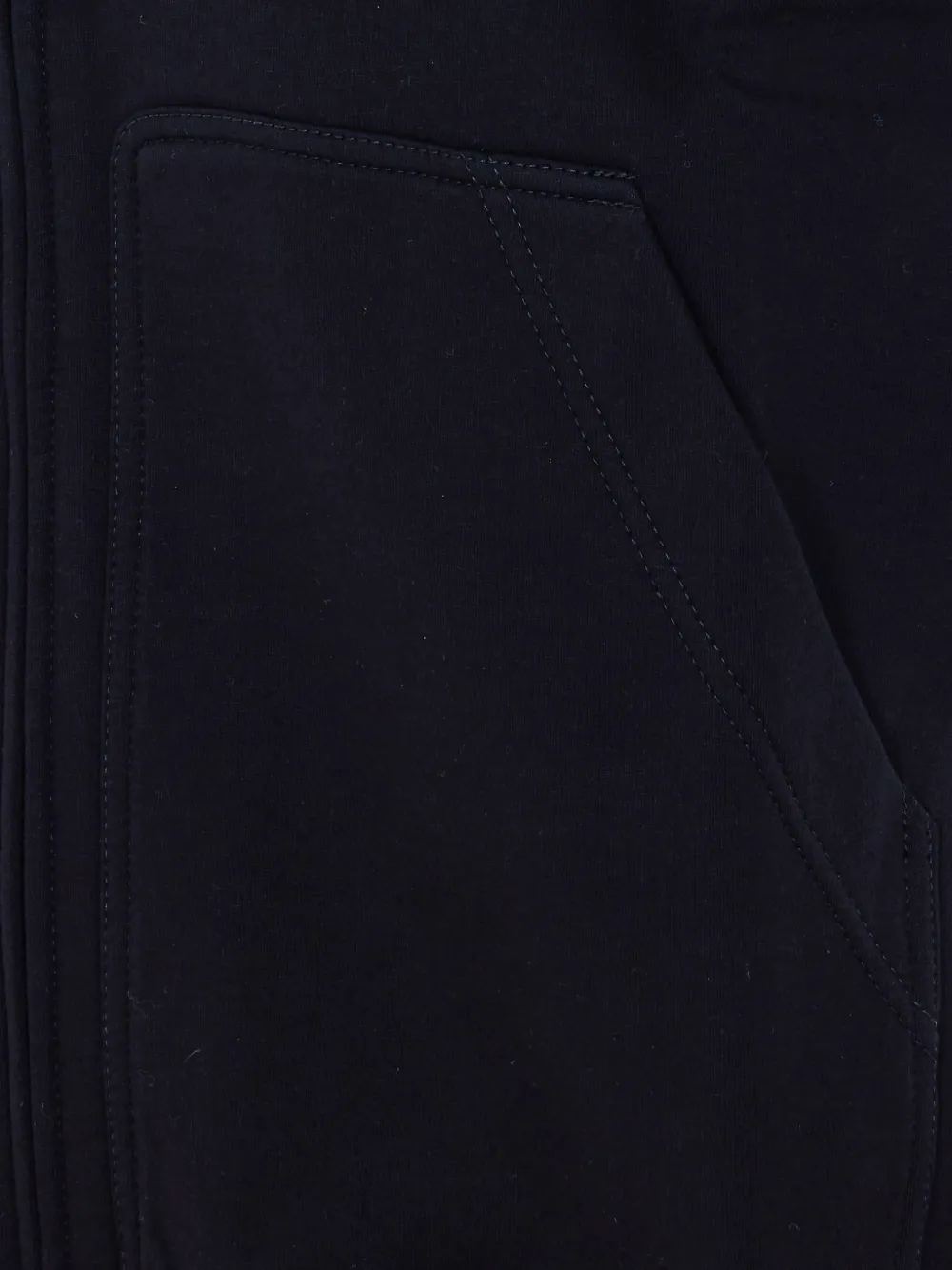 Brunello Cucinelli Techno katoenen badstof mouwloze sweater met rits en capuchon Blauw