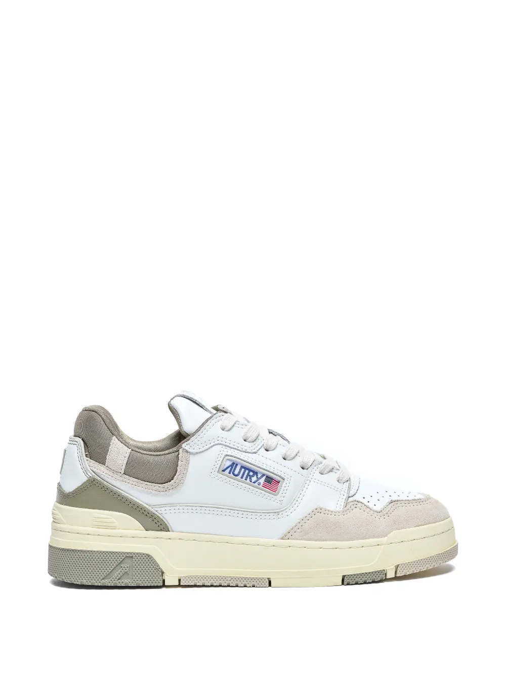 Autry laces suede leather sneakers - Bianco