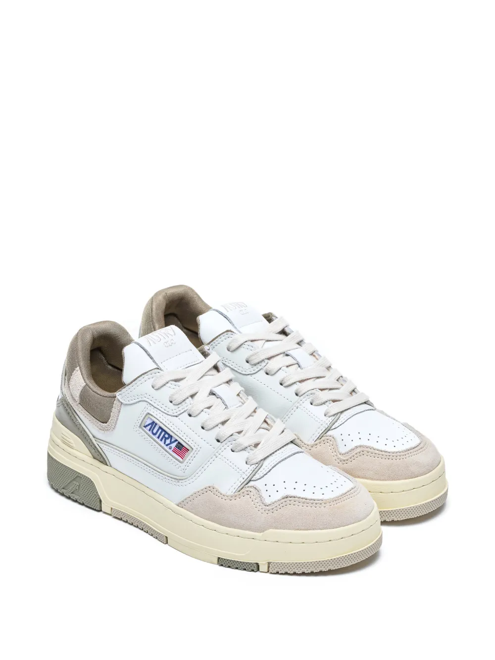 Autry Laces suède leren sneakers Wit