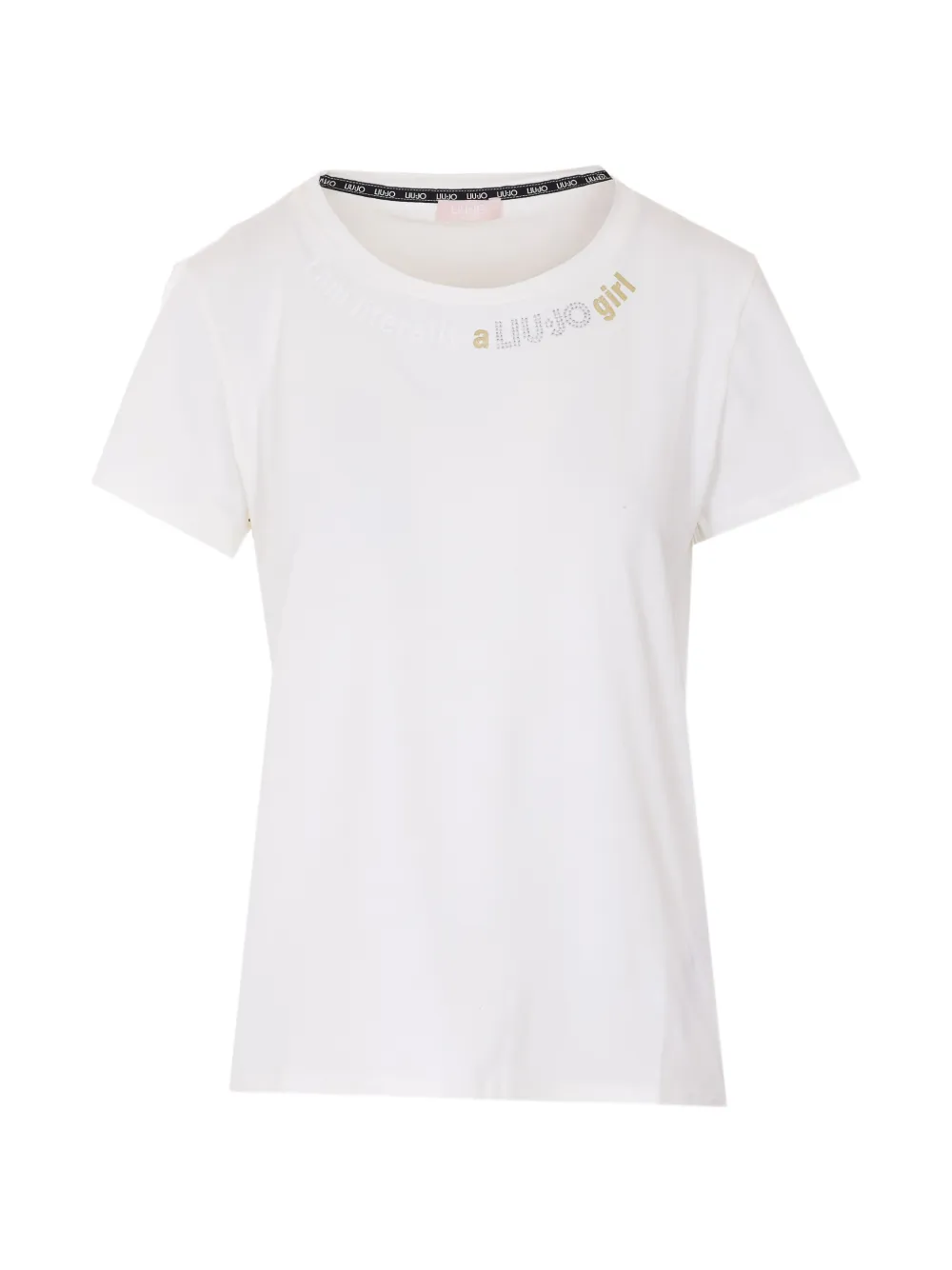 LIU JO logo-detail T-shirt - Bianco