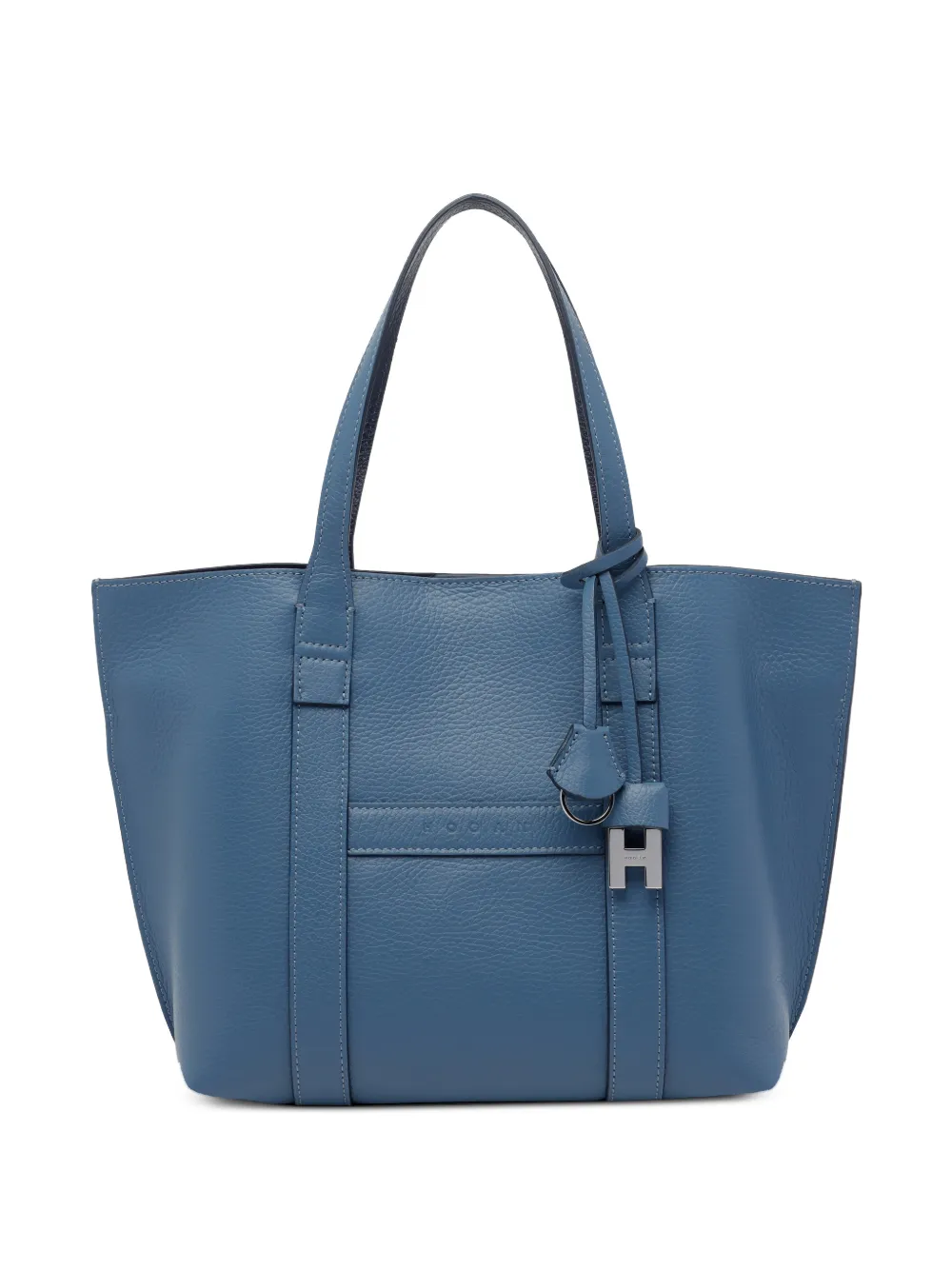 Hogan logo-tag tote bag - Blu
