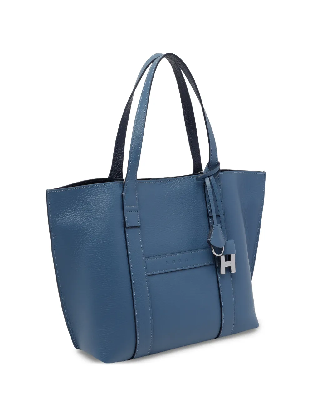Hogan Shopper met logo-tag Blauw