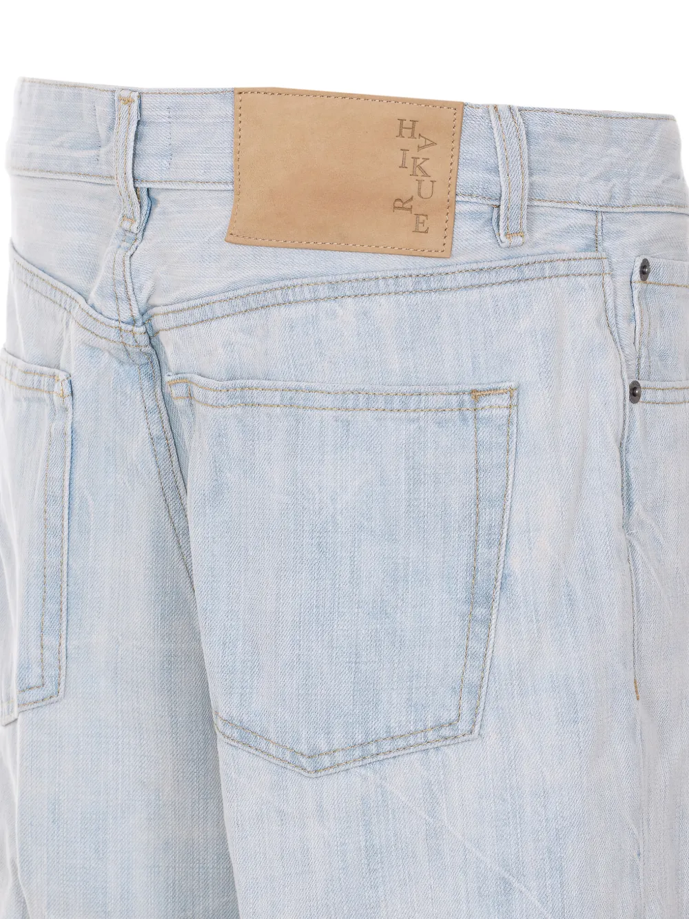  Haikure Button Logo Jeans - Grey 
