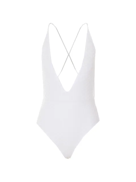 Missoni V-neck swimsuit