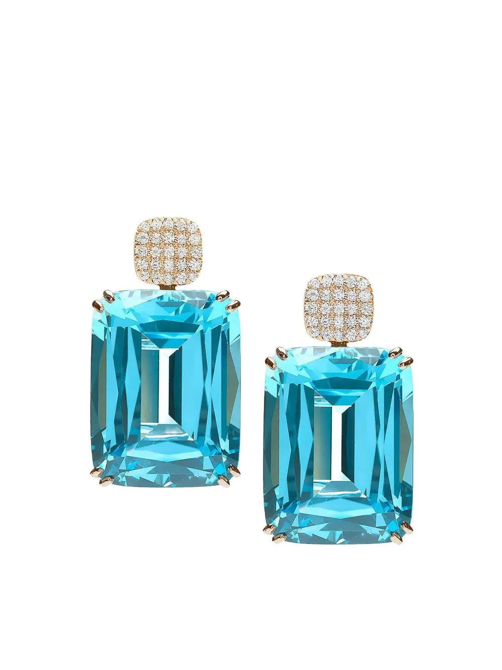 Goshwara blue-topaz earrings