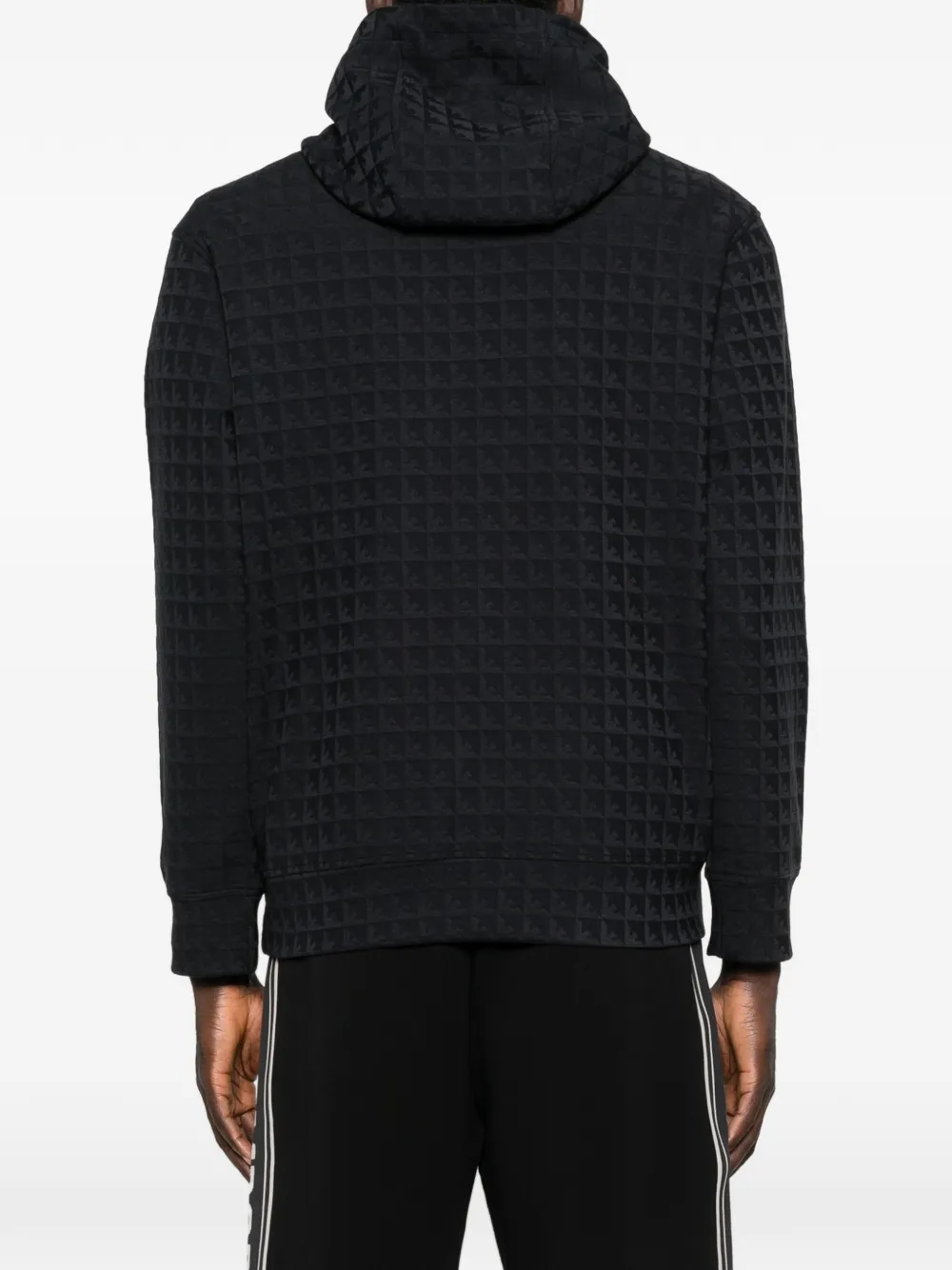 Emporio Armani Hoodie met opgestikte zak Zwart