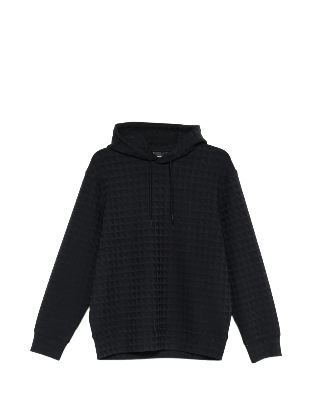 Emporio Armani long-sleeve hoodie - Nero