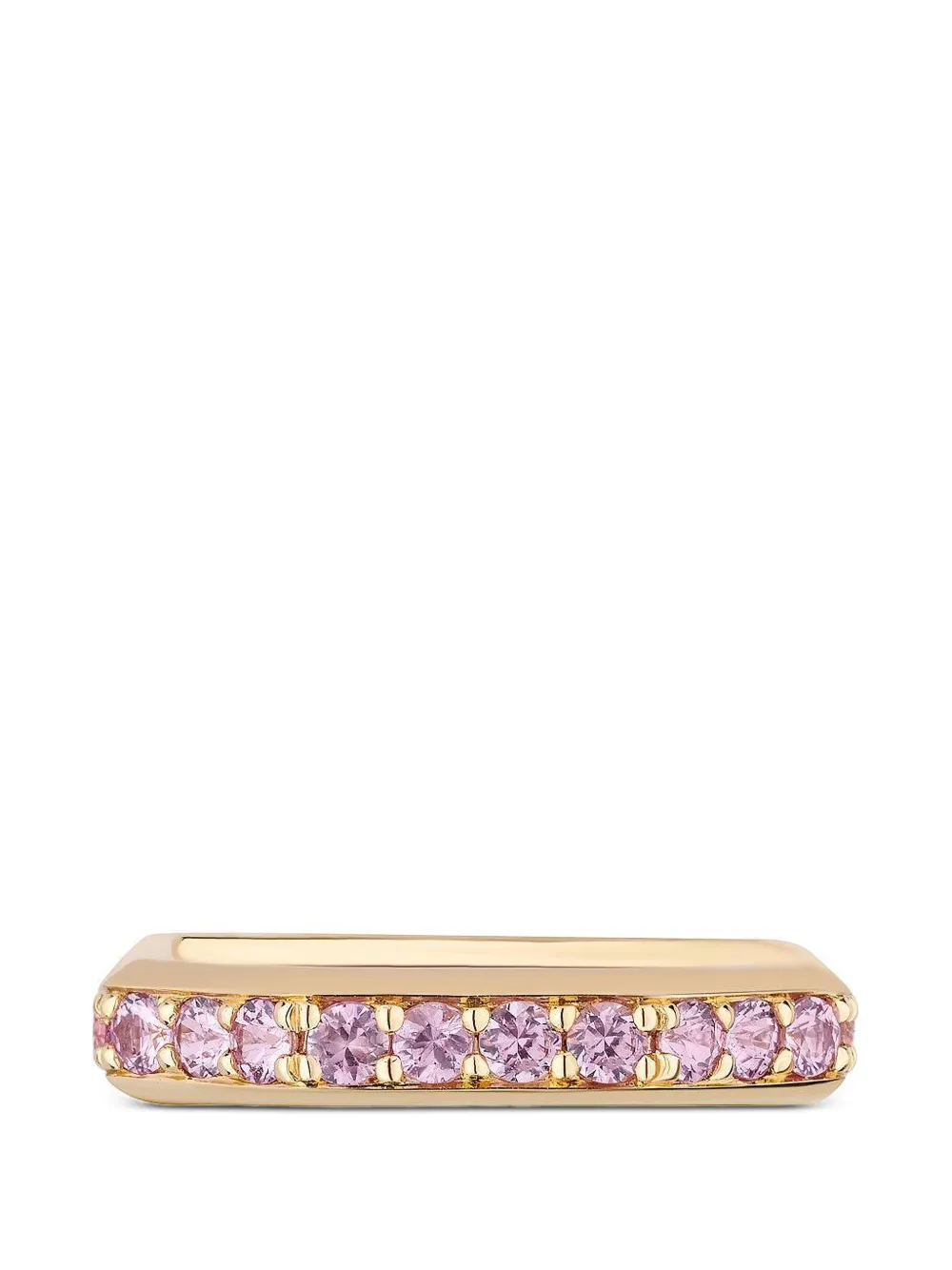  Goshwara Pink-sapphire Square Ring - Gold 