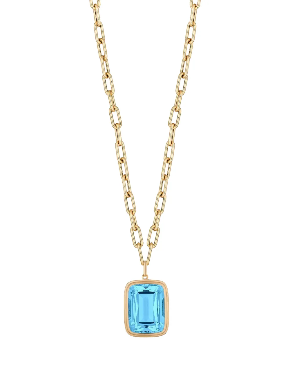 Goshwara blue-topaz necklace - Oro