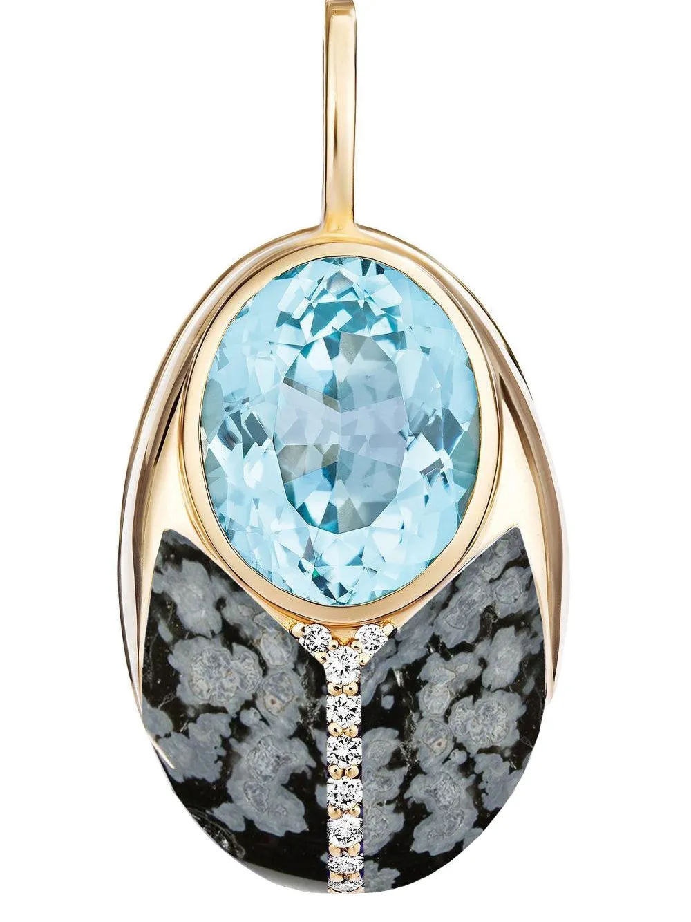  Mason And Books Bug-shape Diamonds Pendant - Gold 