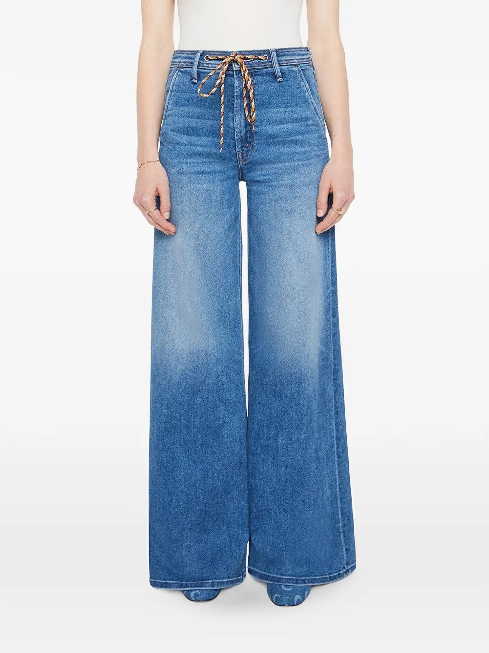 MOTHER drawstring jeans - Blu