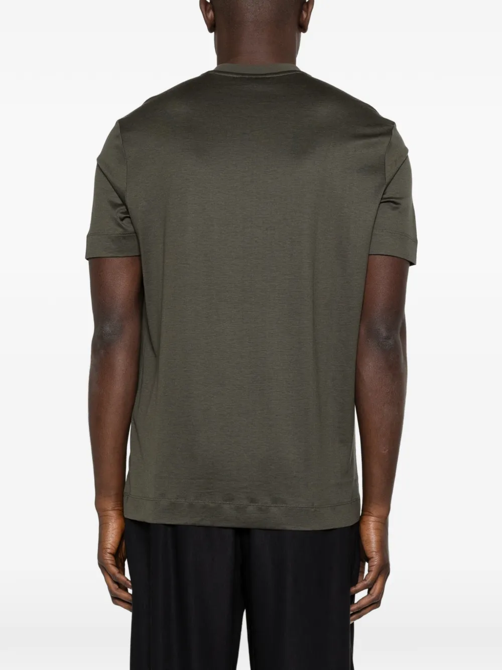 Emporio Armani T-shirt met patchdetail Groen