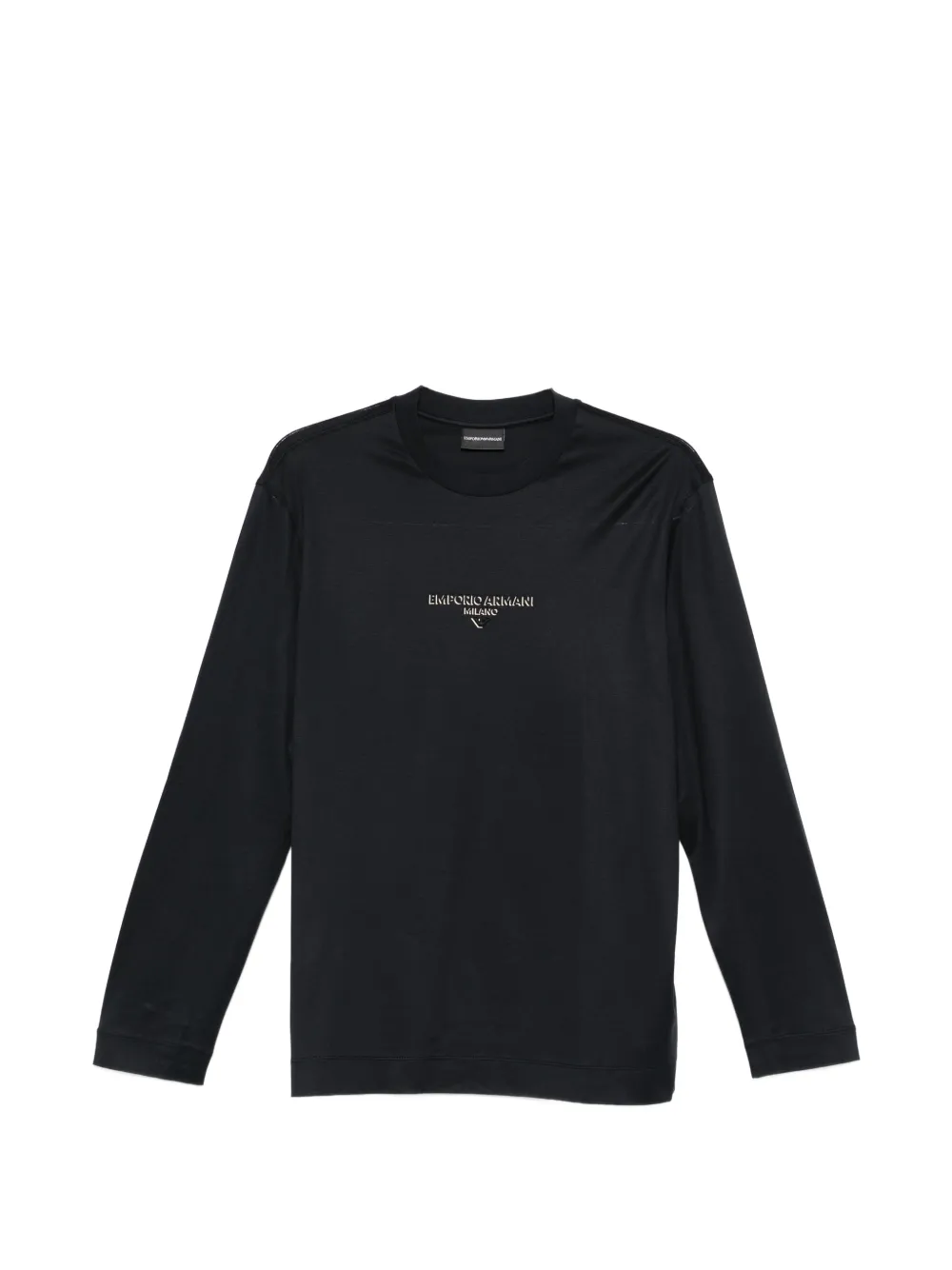 Emporio Armani logo-detail long-sleeve T-shirt - Nero