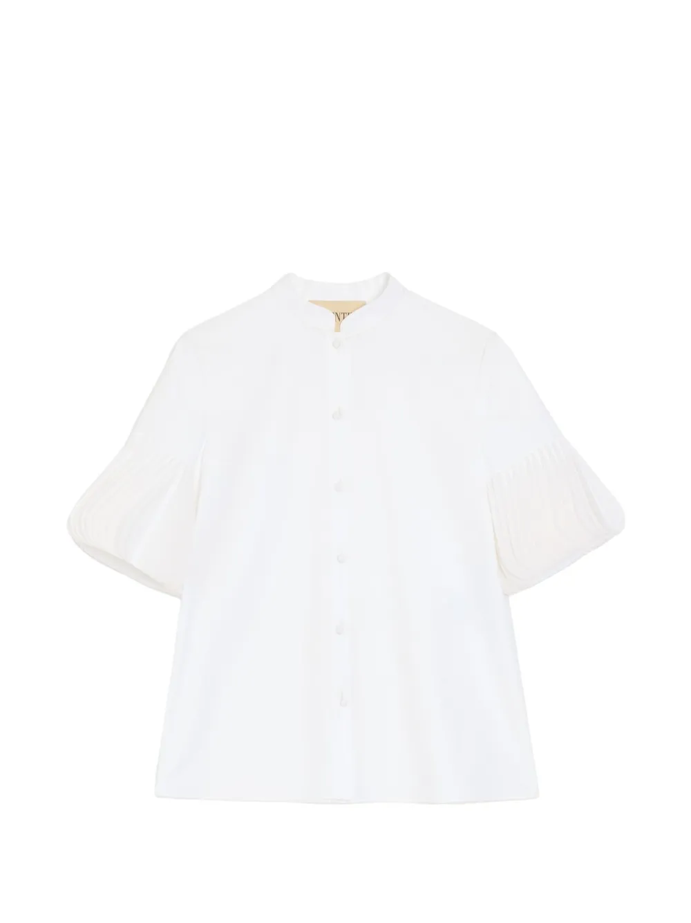 Valentino Garavani embroidered cotton popeline shirt - White