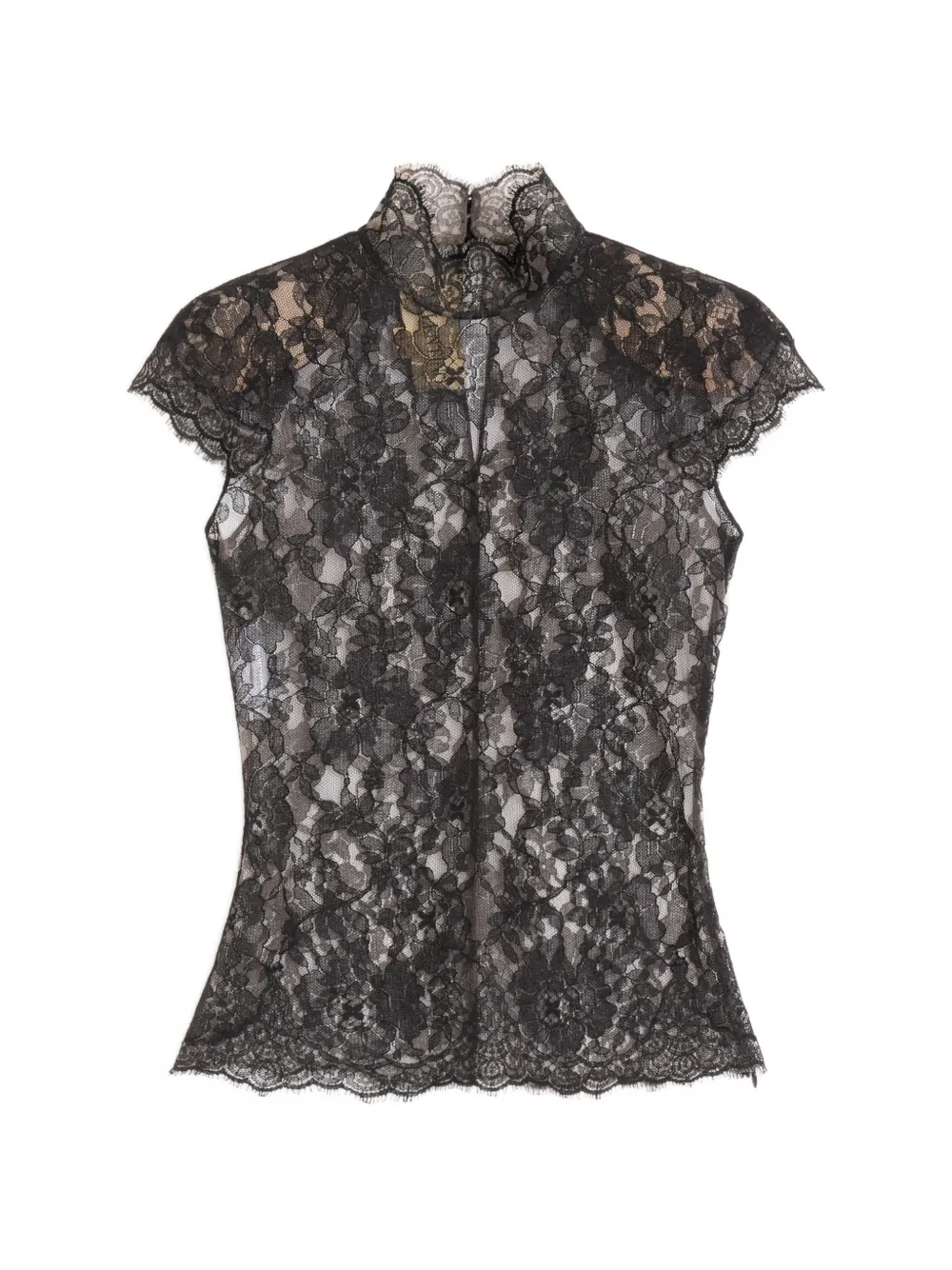 Valentino Garavani Top in pizzo - Nero