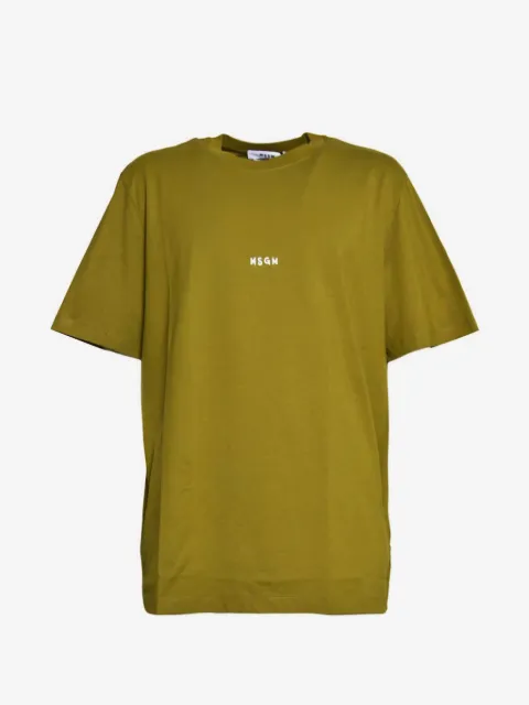 MSGM playera con logo estampado
