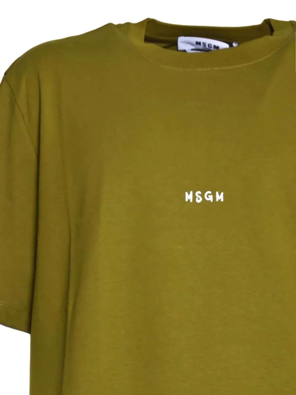 MSGM T-shirt met logo Groen